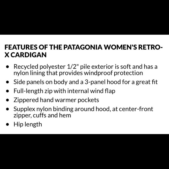 Patagonia Retro X Cardigan Purple Teddy Fleece Jacket - Picture 8 of 8